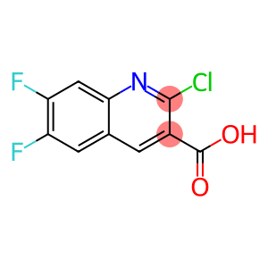 2-CHLORO-6,7-DIFLUORO-3-QUINOLINECARBOXYLIC ACID