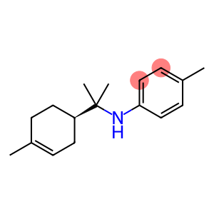 Benzenamine, 4-methyl-N-[1-methyl-1-(4-methyl-3-cyclohexen-1-yl)ethyl]-, (R)-
