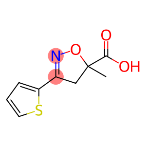 5-methyl-3-(2-thienyl)-4H-isoxazole-5-carboxylic acid