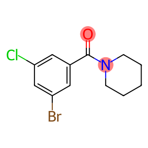 (3-溴-5-氯苯基)(哌啶-1-基)甲酮