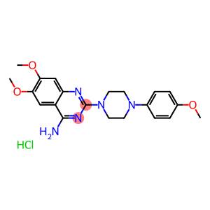 6,7-dimethoxy-2-[4-(4-methoxyphenyl)piperazin-1-yl]quinazolin-4-amine hydrochloride