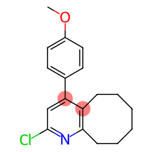 Cycloocta[b]pyridine, 2-chloro-5,6,7,8,9,10-hexahydro-4-(4-methoxyphenyl)-