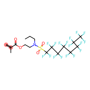 2-[[(heptadecafluorooctyl)sulphonyl]propylamino]ethyl methacrylate