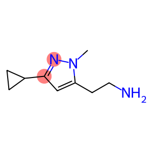 2-(5-cyclopropyl-2-methyl-pyrazol-3-yl)ethanamine