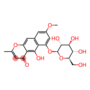 4H-Naphtho[2,3-b]pyran-4-one, 6-(β-D-glucopyranosyloxy)-5-hydroxy-8-methoxy-2-methyl-