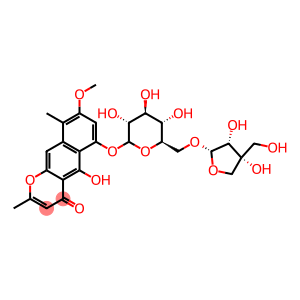 quinquangulin-6-apiofuranosyl-(1-6)-glucopyranoside