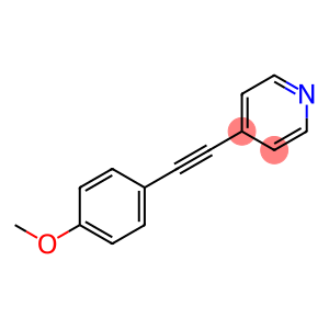 Pyridine, 4-[2-(4-methoxyphenyl)ethynyl]-