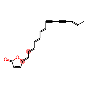 2(5H)-Furanone, 5-(2E,4E,6E,12E)-2,4,6,12-tetradecatetraene-8,10-diyn-1-ylidene-, (5Z)-