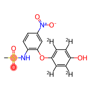 N-[4-nitro-2-(2,3,5,6-tetradeuterio-4-hydroxyphenoxy)phenyl]methanesulfonamide