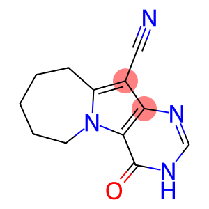 4-oxo-4,6,7,8,9,10-hexahydro-3H-pyrimido[4',5':4,5]pyrrolo[1,2-a]azepine-11-carbonitrile