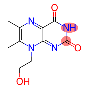 8-(2-Hydroxyethyl)-6,7-dimethylpteridine-2,4(3H,8H)-dione