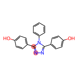 Phenol, 4,4'-(4-phenyl-4H-1,2,4-triazole-3,5-diyl)bis-