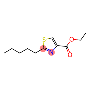 4-Thiazolecarboxylicacid,2-pentyl-,ethylester(9CI)
