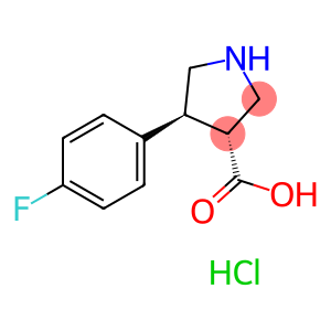 (DL)-trans-4-(4-Fluorophenyl)pyrrolidine-3-carboxylic acid hydrochloride