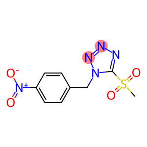 1H-Tetrazole, 5-(methylsulfonyl)-1-[(4-nitrophenyl)methyl]-