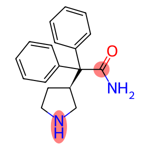 (S)-alpha,alpha-二苯-3-吡咯烷乙酰胺