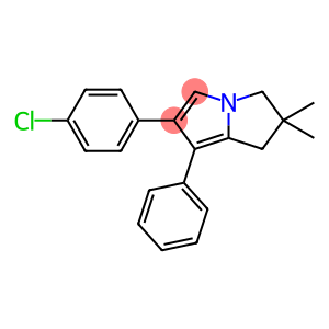 6-(4-Chlorophenyl)-2,2-dimethyl-7-phenyl-2,3-dihydro-1H-pyrrolizine