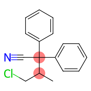 4-chloro-3-methyl-2,2-diphenyl-butanenitrile