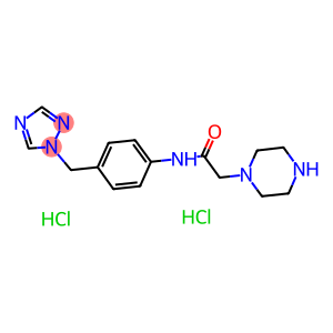 2-哌嗪-1-基-N-[4-(1H-1,2,4-三唑-1-基甲基)苯基]乙酰胺二盐酸盐