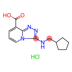 3-[(环戊基甲基)氨基][1,2,4]三唑并[4,3-A]吡啶-8-羧酸盐酸盐