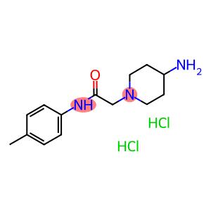 2-(4-aminopiperidin-1-yl)-N-(4-methylphenyl)acetamide dihydrochloride