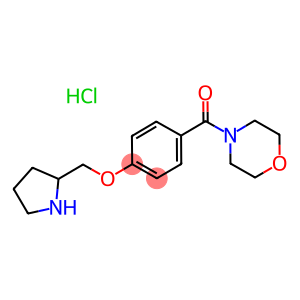 4-[4-(Pyrrolidin-2-ylmethoxy)benzoyl]morpholine hydrochloride