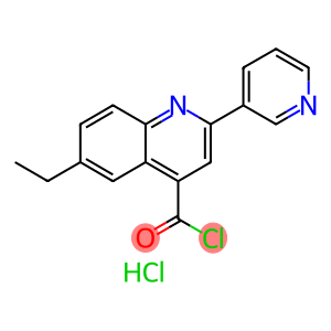 6-乙基-2-吡啶-3-基喹啉-4-甲酰氯盐酸盐