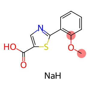 2-(2-甲氧苯基)-1,3-噻唑-5-甲酸钠