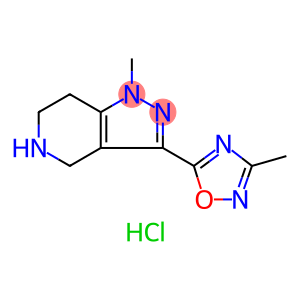 1-甲基-3-(3-甲基-1,2,4-恶二唑-5-基)-4,5,6,7-四氢-1H-吡唑并[4,3-C]吡啶盐酸盐