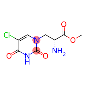 1(2H)-Pyrimidinepropanoic acid, α-amino-5-chloro-3,4-dihydro-2,4-dioxo-, methyl ester, (αR)-