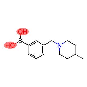 Boronic acid, B-[3-[(4-methyl-1-piperidinyl)methyl]phenyl]-