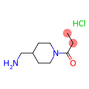 1-[4-(Aminomethyl)piperidin-1-yl]propan-1-one hydrochloride