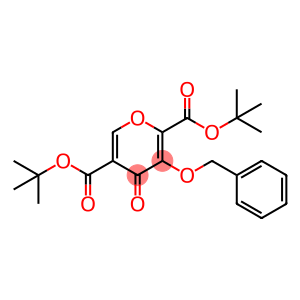 DI-TERT-BUTYL 3-(BENZYLOXY)-4-OXO-4H-PYRAN-2,5-DICARBOXYLATE