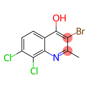 4-Quinolinol, 3-bromo-7,8-dichloro-2-methyl-