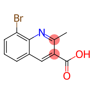 3-Quinolinecarboxylic acid, 8-bromo-2-methyl-