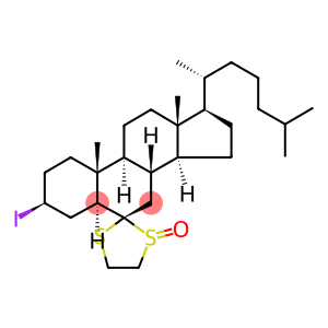 3-beta-Iodo-6,6-ethylene-alpha-sulfinyl-beta-thio-5-alpha-cholestane