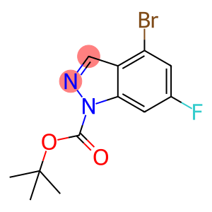 tert-butyl 4-bromo-6-fluoro-1H-indazole-1-carboxylate