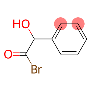 Benzeneacetyl bromide, alpha-hydroxy- (9CI)