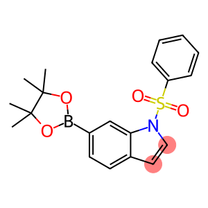 1-Benzenesulfonyl-6-(4,4,5,5-tetramethyl-[1,3,2]dioxaborolan-2-yl)-1H-indole