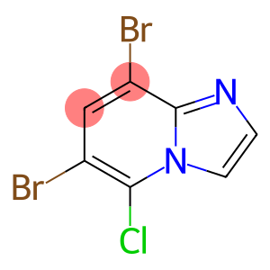 6,8-dibromo-5-chloroimidazo[1,2-a]pyridine