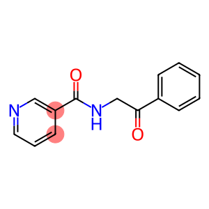 N-(2-oxo-2-phenylethyl)-3-Pyridinecarboxamide