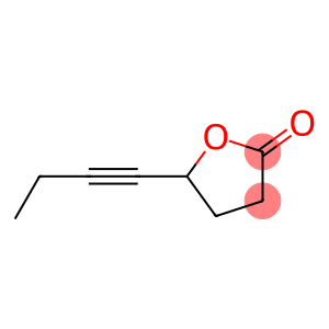 2(3H)-Furanone, 5-(1-butynyl)dihydro- (9CI)