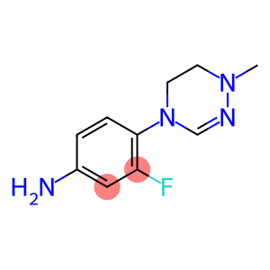 3-FLUORO-4-(1-METHYL-5,6-DIHYDRO-1H-[1,2,4]TRIAZIN-4-YL)-PHENYLAMINE(WXG00213)