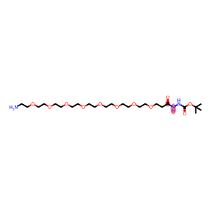 Hydrazinecarboxylic acid, 2-(27-amino-1-oxo-4,7,10,13,16,19,22,25-octaoxaheptacos-1-yl)-, 1,1-dimethylethyl ester