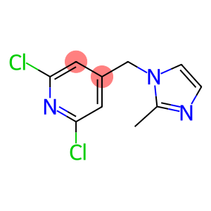 2,6-dichloro-4-[(2-methyl-1H-imidazol-1-yl)methyl]pyridine