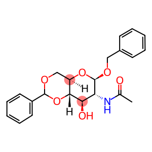 苯基甲基 2-(乙酰氨基)-2-脱氧-4,6-O-(苯基亚甲基)-β-D-吡喃葡萄糖苷