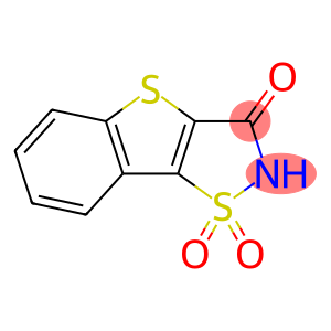 [1]Benzothieno[2,3-d]isothiazol-3(2H)-one, 1,1-dioxide