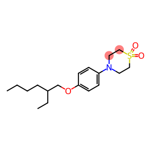 4-[4-(2-ethylhexyloxy)phenyl](1,4-thiazinane-1,1-dioxide)