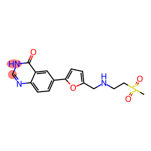 6-(5-((2-(Methylsulfonyl)ethylamino)methyl)furan-2-yl)quinazolin-4(3h)-one