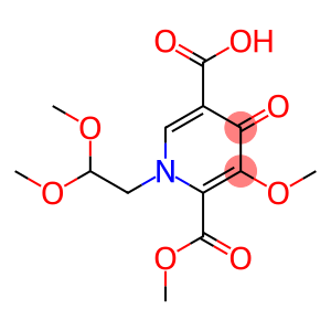 1-[2,2-bis(methyloxy)ethyl]-5-(methyloxy)-6-[(methyloxy)carbonyl]-4-oxo-1,4-dihydro-3-pyridinecarboxylic acid